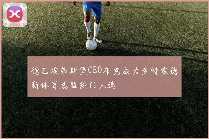 德乙埃弗斯堡CEO布克成为多特蒙德新体育总监热门人选